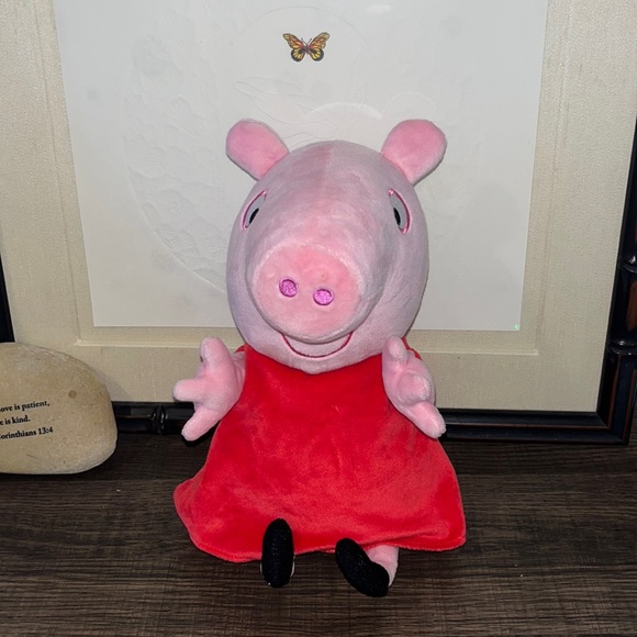 Peppa Pig 12” Giggle & Wiggle Talking Laughing Plush Toy w/Animated Arms & Legs - Picture 3 of 11